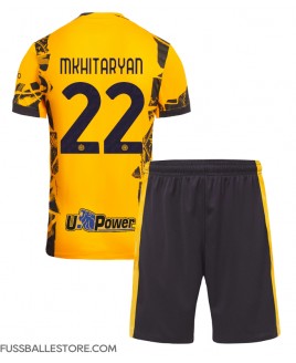 Günstige Inter Milan Henrikh Mkhitaryan #22 3rd trikot Kinder 2024-25 Kurzarm (+ Kurze Hosen)